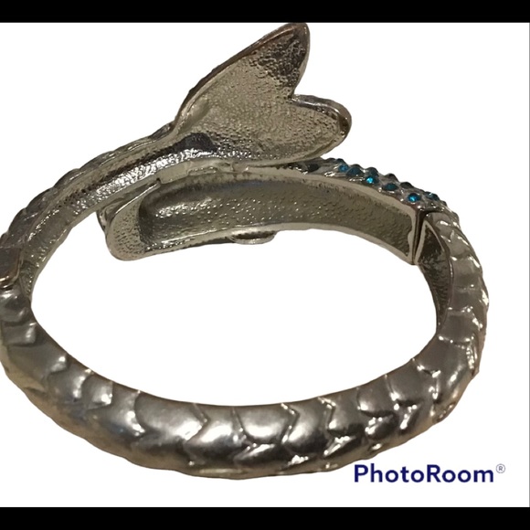 Blue Koi Fish bracelet (cuff) - Picture 2 of 3